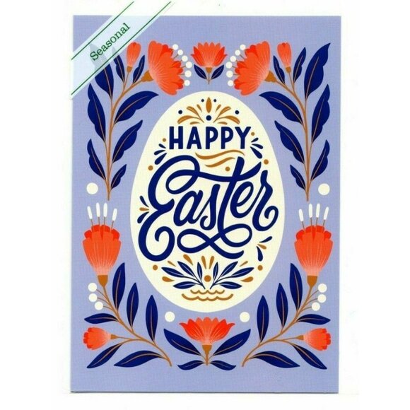 Happy Easter Greeting Card Warm Wishes Wishing Seasonal Holiday Blessings Gift - Picture 3 of 5